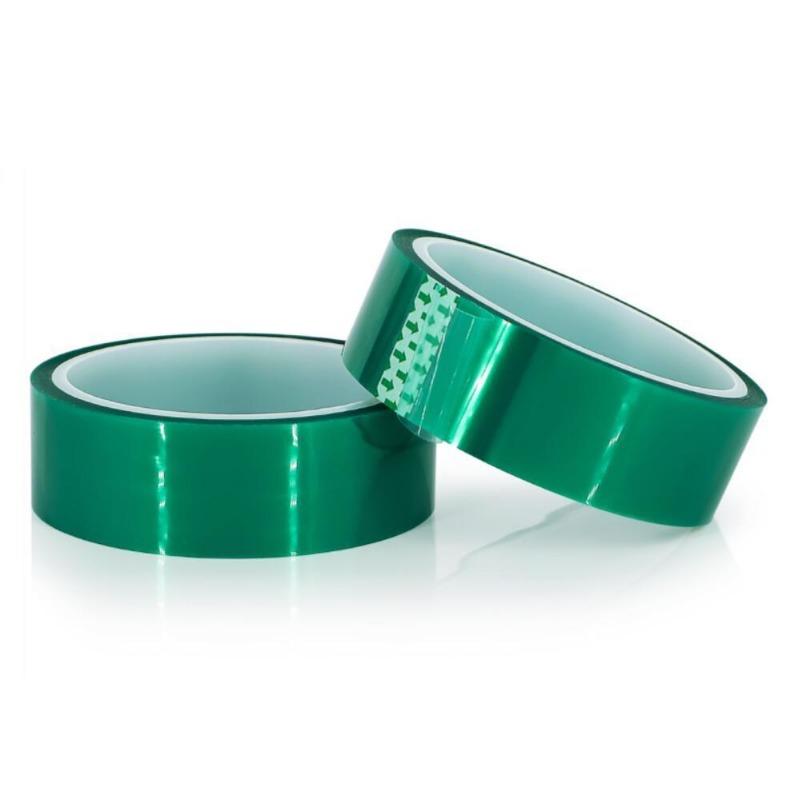 33M/Roll Green PET Film Tape High Temperature Heat Resistant PCB Solder SMT Plating Shield Insulation Protection