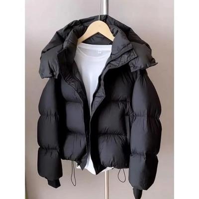 Women Winter Solid Jacket Coat Ladies Hooded Outwear Parka Thick Padded Female Warm Overcoat Tops