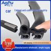 U-Shaped Waterproof Dustproof Rubber Sealing Strip for Cabinets and Car Doors
