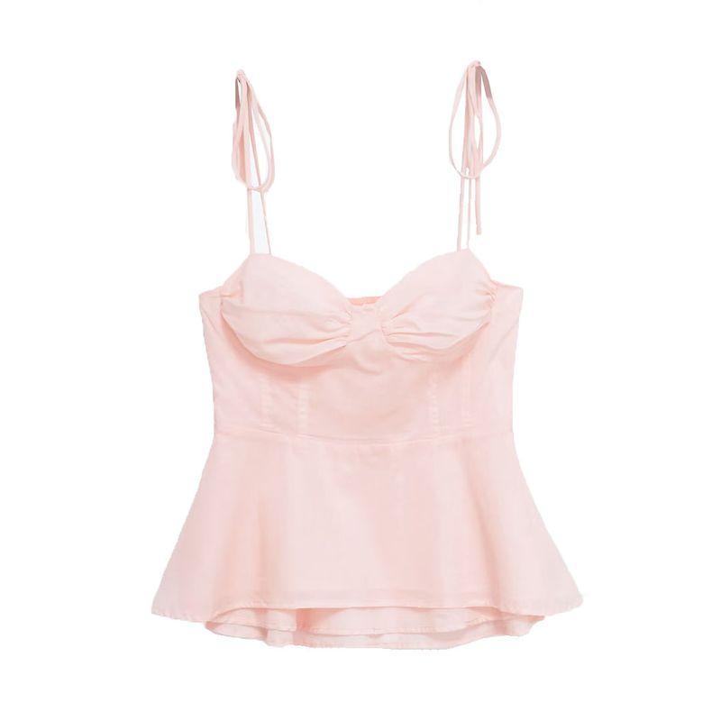 Kaslead New Women Clothes Western Style Fashion Simple Small Top Bustier 8155920