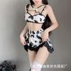 Sexy Lingerie Female Pure Desire Cow Maid Uniform Seduction Bed Passion Cute Set 679