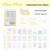 Planwith Logical Multi-functional Marker Stickers: Portable Writing & Classification Index for Planners & Notebooks
