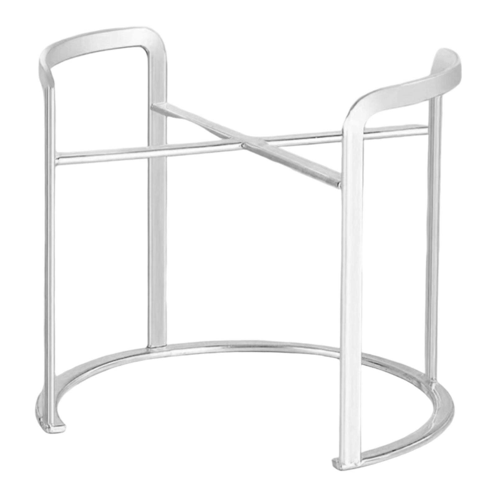 

Portable Drink Holder Stand 20cm for Glass Jar And Jug Support срібний