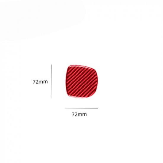 For Chevrolet Corvette C5 Carbon Fiber Center Cupholder Water Panel Cover Trim