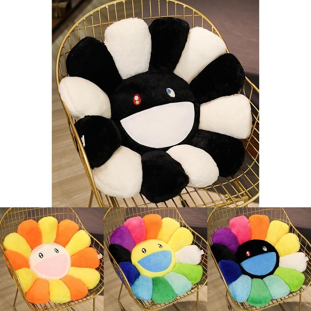 Joyful Takashi Murakami Rainbow Flower Pillow Plush Colorful Stuffed Toy Ideal For Gifting