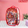 1Pcs Christmas Cardinal Pop-Up Laundry Hamper Expandable Mesh Hamper Basket for Room Bedroom Bathroom Organization Contemporary Storage