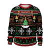 2025 Autumn Round Neck Snowman Reindeer Couple Hoodie