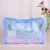 Makeup Bag Handle Design Large Capacity Durable Outdoors Beach Travel Cosmetic Storage Bag Fitness Supplies