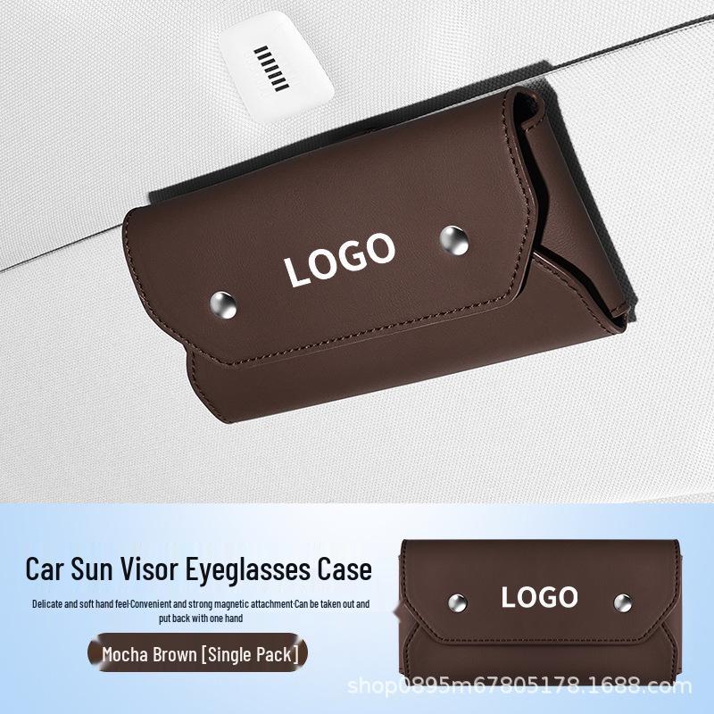 Uniwersalny Uchwyt na Okulary Przeciwsłoneczne i Schowek do Osłony Przeciwsłonecznej Samochodu