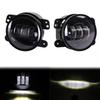 2pc/60W 4 Inch Fog Lights 6500k Amber Turn Assist Signal Lights For Jeep Wrangler JK LJ TJ ATV Auto Parts