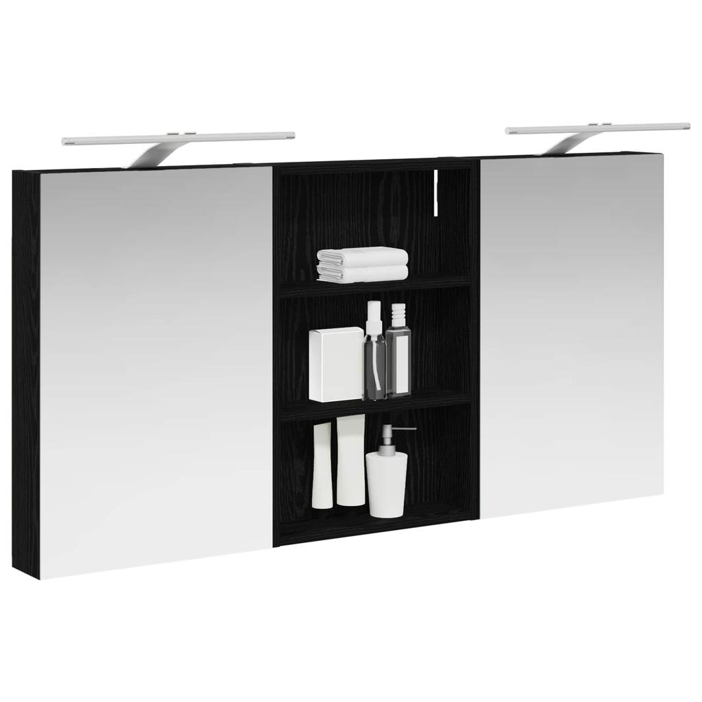 Bathroom Cabinet Set 3 Pcs 120 X 10.5 X 60.5 Cm Engineered Wood