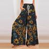 Women's Casual Pants Loose and Thin Wrinkled Wide-leg Trousers