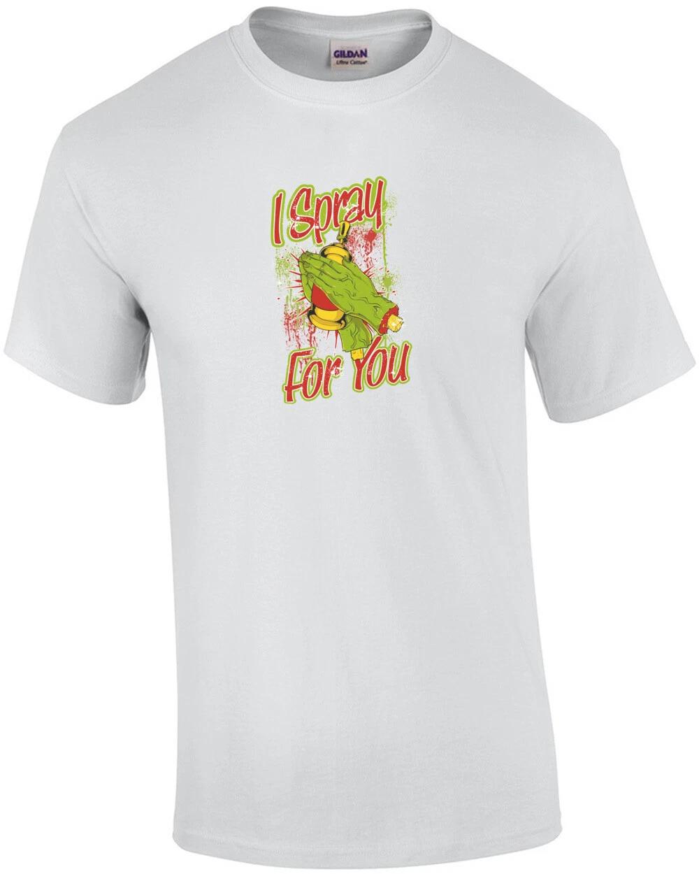 

I Spray For You Zombie Grafitti Artist T-Shirt XL