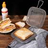 New Stainless Steel Sandwich Maker Sandwich Press Mold Bread Toasting Mesh Clip Breakfast Machine Kitchen Oven Cake Baking Tools