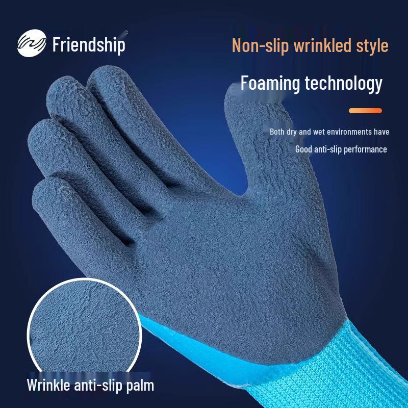 Vodotěsné rukavice odolné proti propíchnutí s protiskluzovým povrchem pro rybolov a manipulaci s mořskými plody - Doprava zdarma