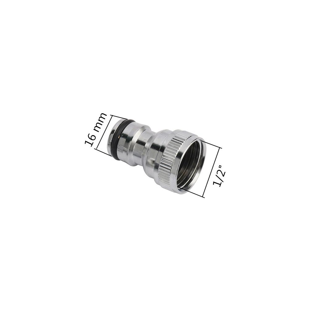 Adaptador Universal Conector para Torneira de Cozinha, Adaptador para Mangueira de Misturador, Conexões para Marcenaria, Rosca Fêmea/Macho de 1/2" 3/4"