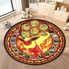 1PC Cute PokemonEevee Charizard Print Round Rug Living Room Bedroom Decor Indoor Floor Mat Decor Carpet for Teens  Adult Gifts