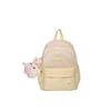High value Small Plaid Girl Cute Backpack Student Parade Small Backpack Girl Leisure Bag.