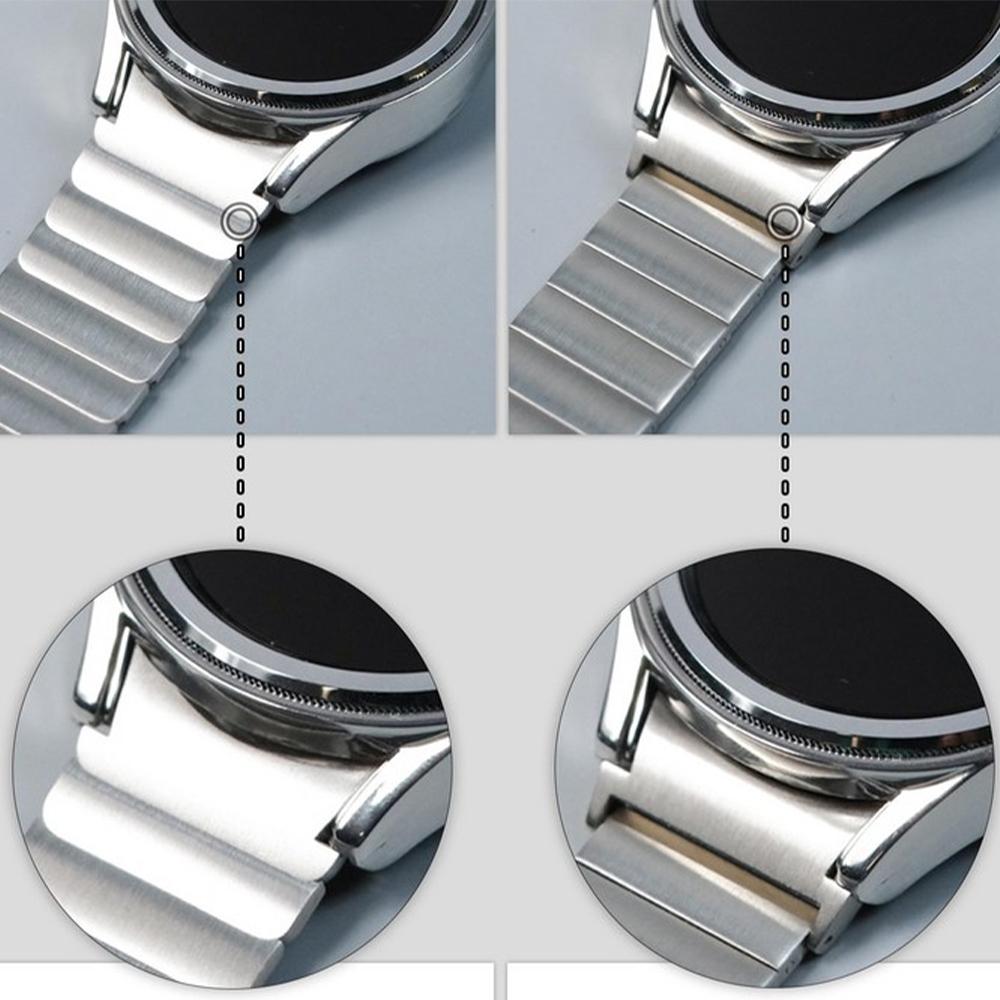 Stainless Steel Band PC Case for Samsung Galaxy Watch 7 6 44mm 40mm Men Metal Strap for Samsung Galaxy Watch 6 Classic 47mm 43mm