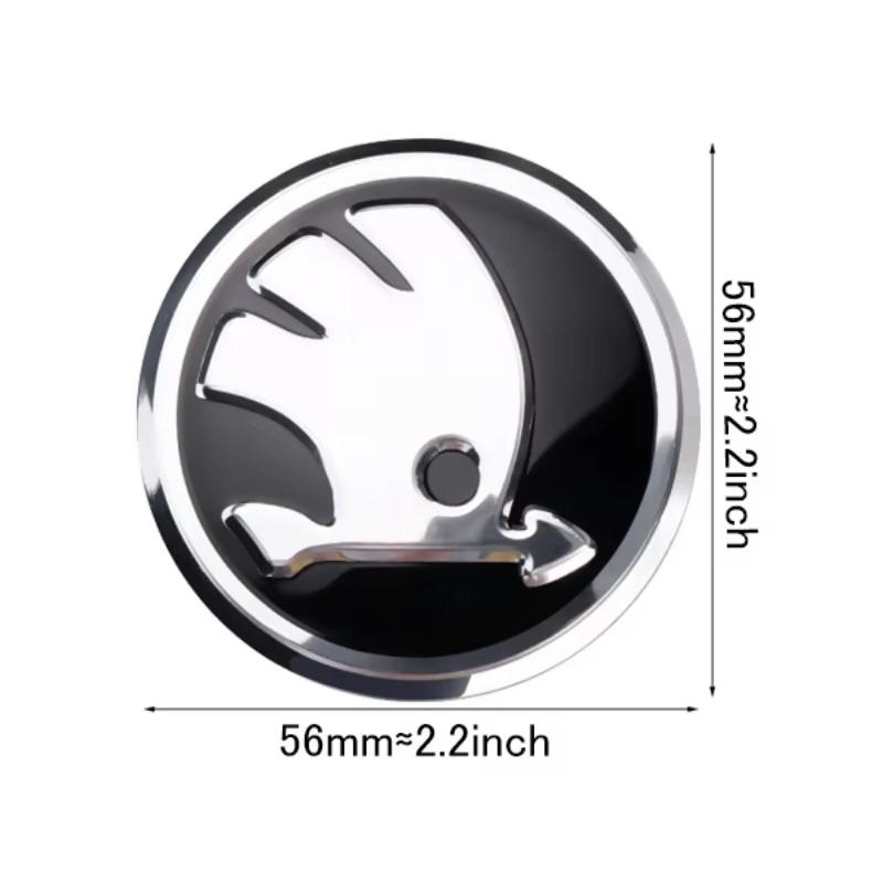 2026 Caldo Per SKODA 4 Pezzi Lega di Alluminio Coprimozzi Centrali per Ruote Auto Copertura Adesivo per Cerchi Emblema Per Skoda Octavia 2 VII Fabia Rapid Sup