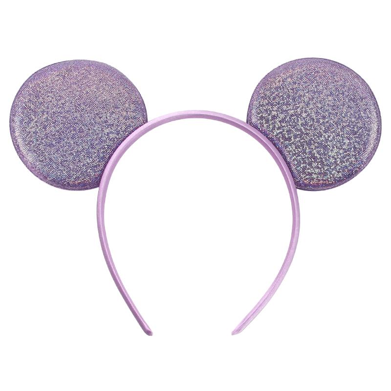 Einfarbiger Mausohren-Stirnband für Mädchen Frauen Geburtstagsparty Haarband Festival Cosplay Haarschmuck