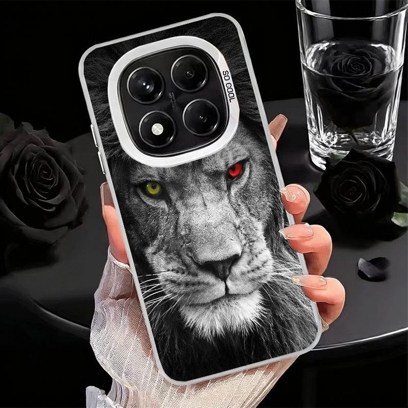 

Lion Male Man King Soft Phone Case for Xiaomi Redmi Note 13 14 15 Pro Plus 12S 12 11S 11 11T 10S 10 Shockproof Cover Back Shell Redmi Note 11S 4G