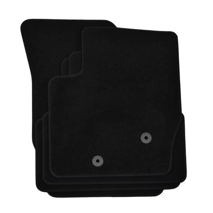 Tapis de sol - Volvo - XC90 - Noir - 4 pièces - Renforcé sous les pédales