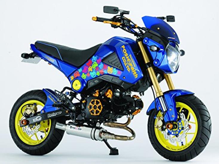 POSH FAITH Motorcycle Front Caliper Support for Honda Grom XR50 XR100 APE100 Type and NSF100 Brembo Black 2013-2015 (MSX125), Motard, Motard, D,