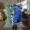 Giants Players Printed Flannel Blanket, Soft Throw for Bedroom Sofa, Washable, Fan Merchandise, Great Gift.