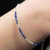 HARANG HR 387B_Lapis Lazuli Silver Beads Bracelet