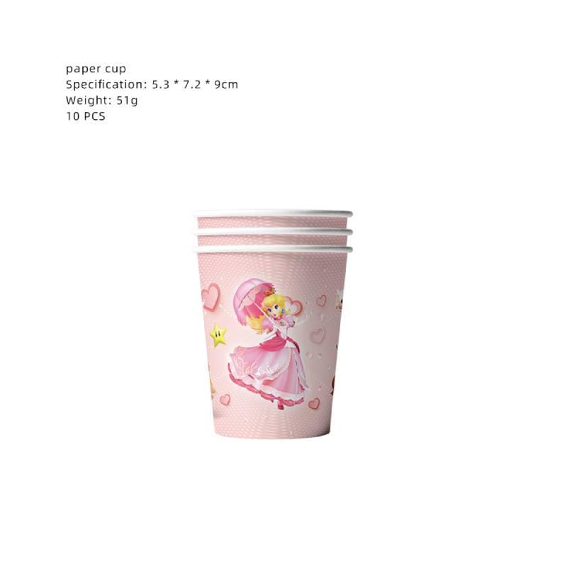 Princess-themed Party Supplies For Pet Birthday Decorations Including Plates And Utensils New Arrival