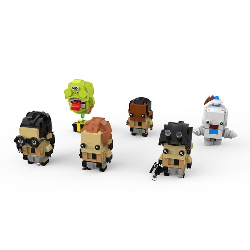 Mini Building Blocks Kit Cartoon Figures Characters Stranger Bricksheadz Collection Bricks Model Assemble Kids Toy Gifts
