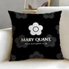 classic fashion designer Mary Quant Cushion Cover Soft  EasyWash Pillow Case  Versatile for Couch Bed Travel and Office