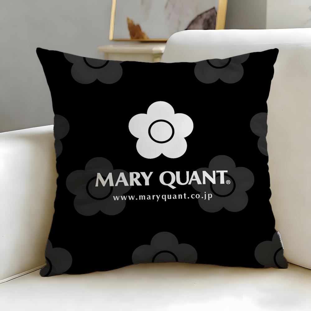 classic fashion designer Mary Quant Cushion Cover Soft EasyWash Pillow Case Versatile for Couch Bed Travel and Office