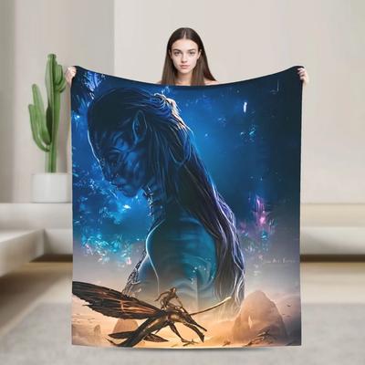 Avatar The Way of Water Flannel Blanket  Super Warm Bedding Throw for Outdoor Travel Sofa Bed Cover Fashionable Home Decor