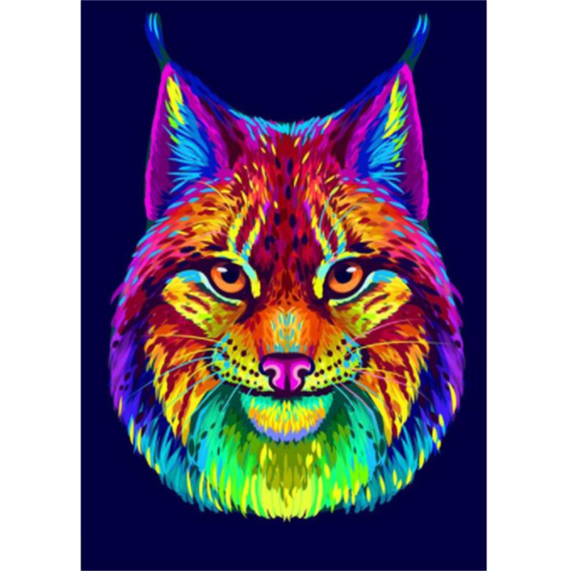 5D DIY Diamond Painting Oil Painting Animals Diamond Embroidery Cross Stitch Kit Full Rhinestone Mosaic Home Decor