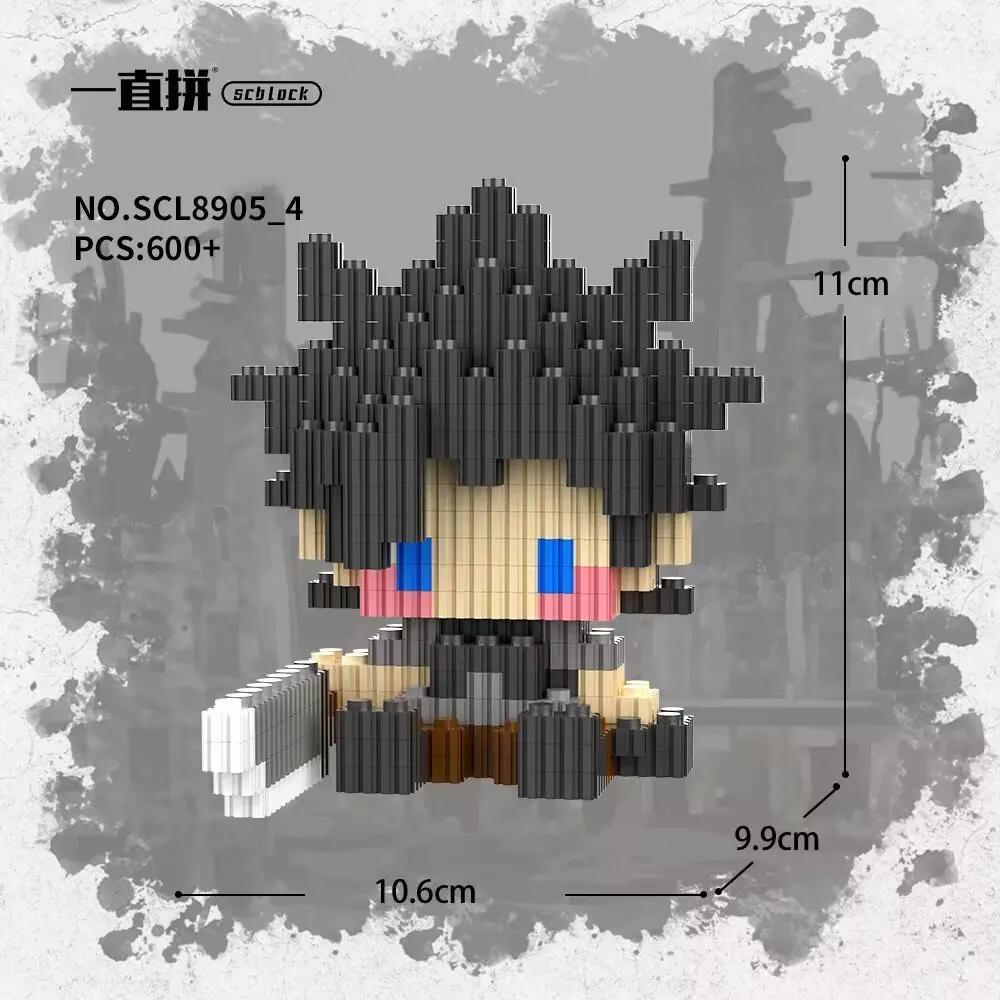 Anime FF Figure Miniature Building Blocks Cloud Strife Figur DIY Splicing Toys Sephiroth Statue Tifa Desk Dolls Aerith