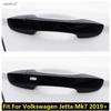 Car Door Handle Decoration Protection Cover Trim For Volkswagen Jetta Mk7  -  ABS Chrome / Black Accessories Exterior