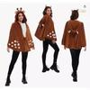 Źródło Halloween Boże Narodzenie Dżungla Łoś Płaszcz Cosplay Wiedźma Halloween Przebranie