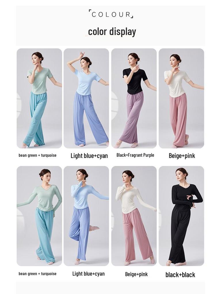 Women's Long Sleeve Modern Chinese Dance Costume Set