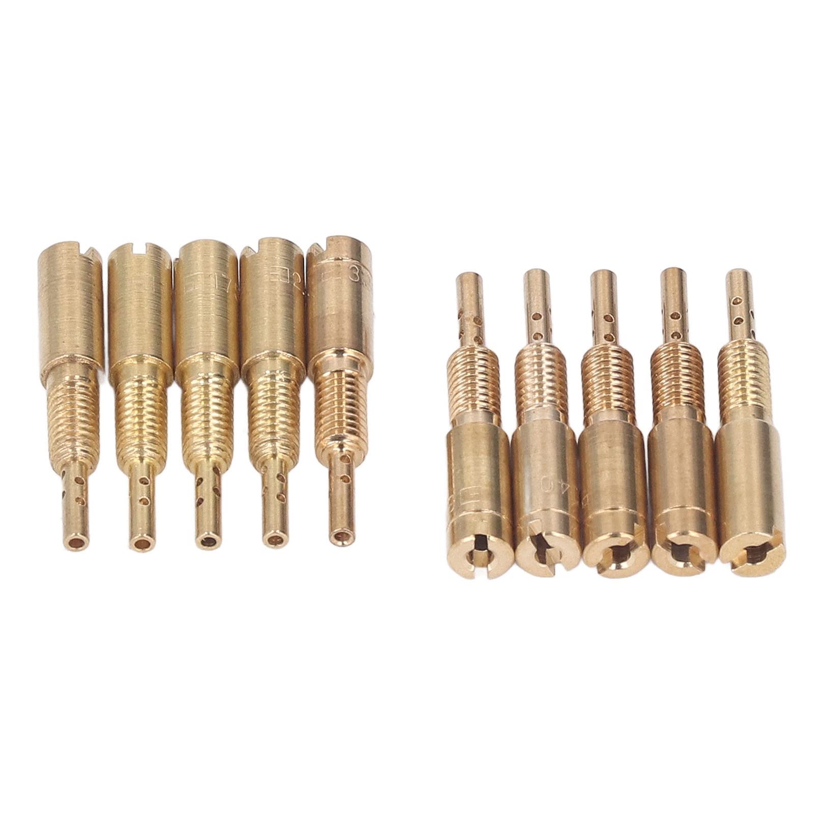 

Набор пилотных/медленных жиклеров для карбюратора 15-25 30-40 Mikuni Замена HS40 HSR42 HSR45 10 шт. Металлический Мотоциклетный Изогнутый Пилотный Медленный Жиклер normal