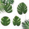 60 Pack Artificial Palm Leaves Party Decorations, Monstera Leaves,Small and Large Size 30 Each, for Home Wedding Tropical Theme Decor