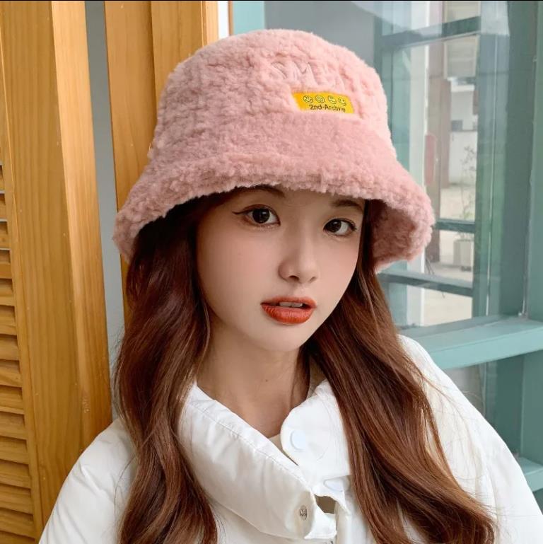 Velvet Warm Lamb Velvet Fisherman Hat 