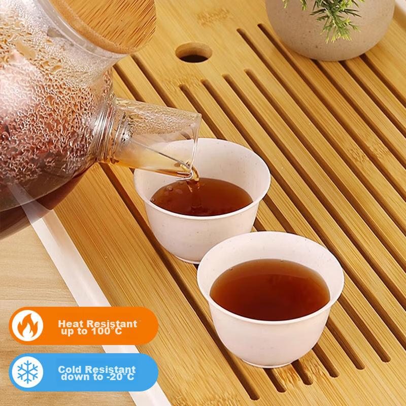 Xingfang Disposable Tea Cups, Kung Fu Tea Cups, 60ml, High-Quality Heat-Resistant Tea Cups for Brewing And Drinking Tea, 200 Pieces