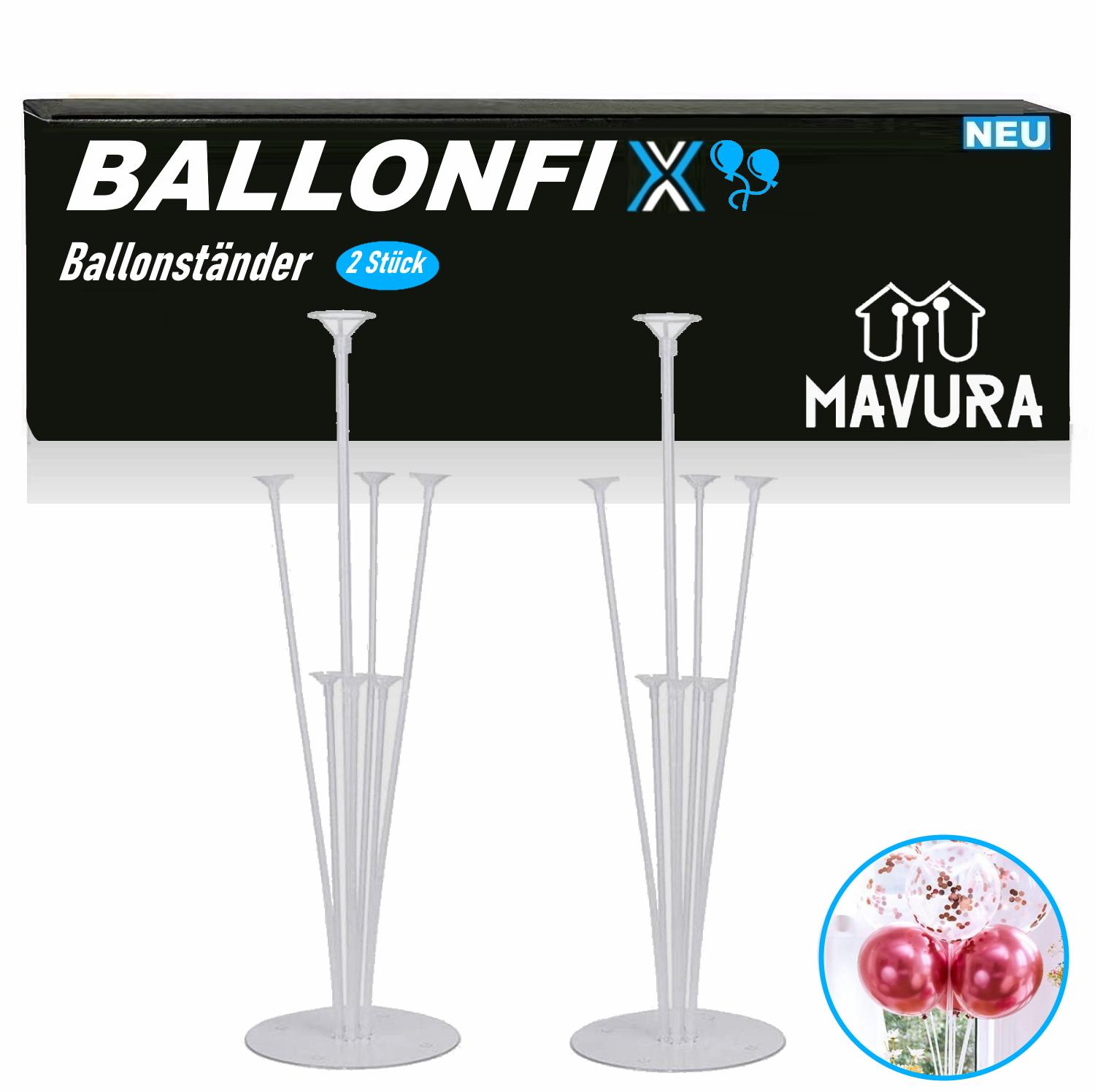 

BALLONFIX balloon stand balloon balloons wedding decoration large round 70cm 2 pieces