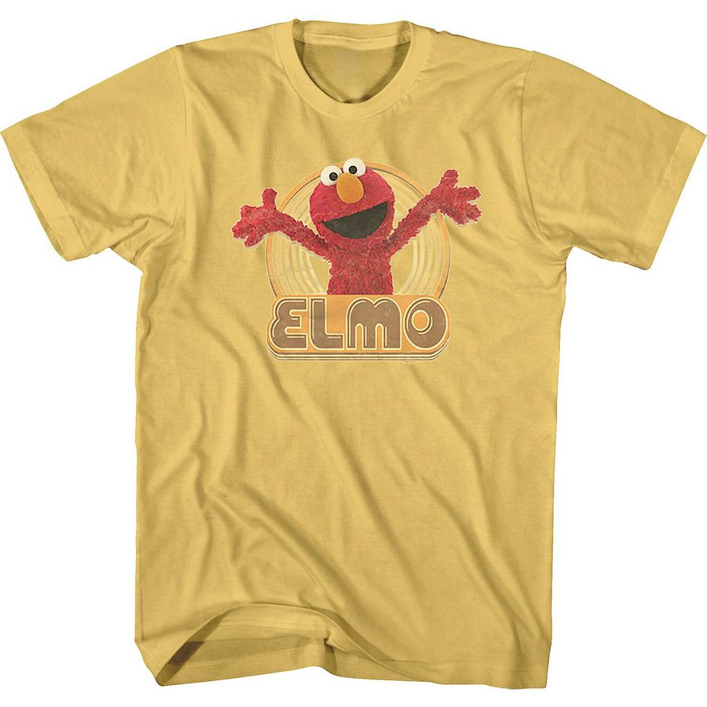 Fit 1969 Sesame Street Classic American Animated Cartoon Retro Unisexs and Unisexs LooseFitting Trendy Pure Cotton Tees