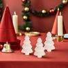 10Pcs Wooden Mini Christmas Tree Blanks Unpainted Craft Pieces for Custom Holiday Decorations DIY Festive Home Adornment Set