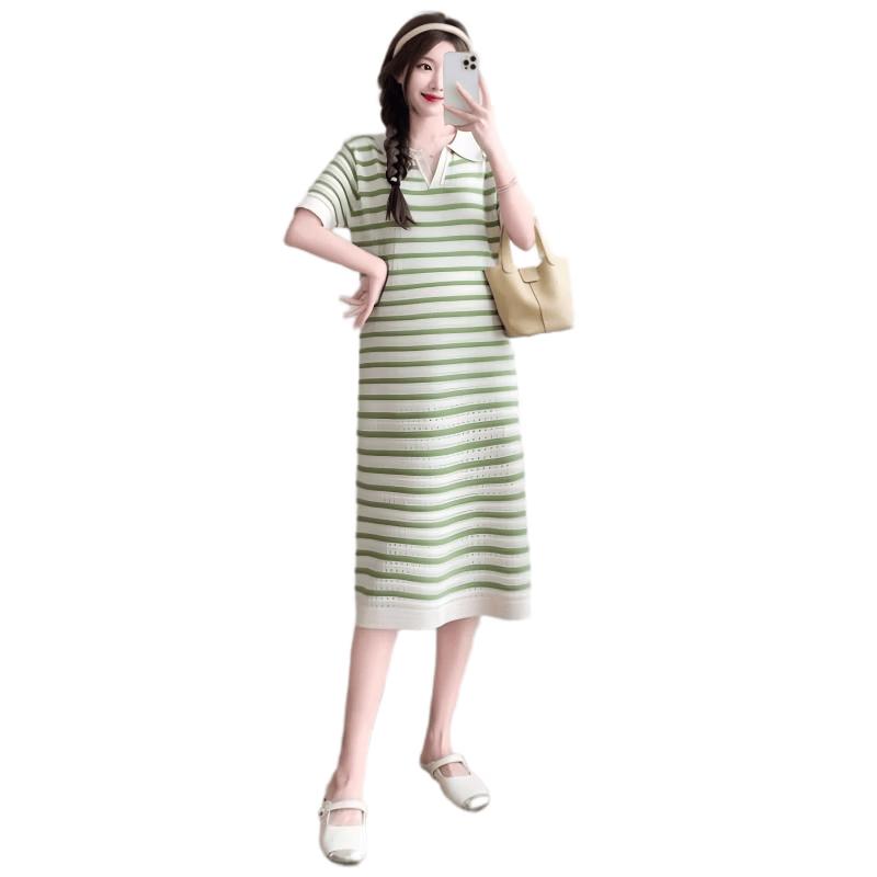 JOYNCLEON Maternity Short Sleeve Summer Maxi Dress XL