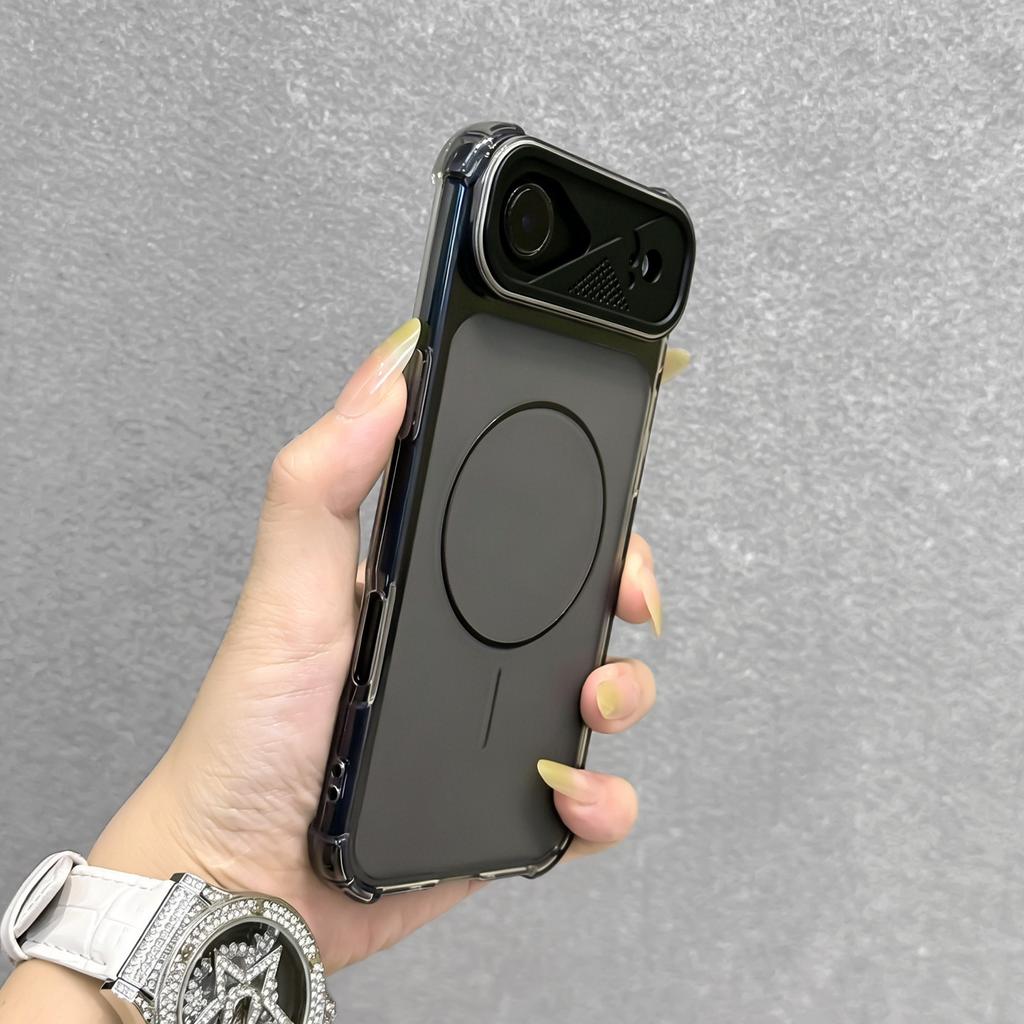 Applicable to iphone11/11pro mobile phone case orange four corners anti-drop Apple 11promax magnetic suction new model