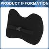 INFINAUTO Car Neck Lower Back Pain Relief Seat Cervical Car Car Seat Headrest Pillow for Neck and Back Breathable Memory Black and 1 Convenient for